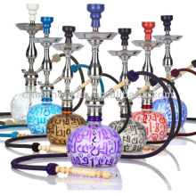 La mejor cachimba de China de aluminio de precio con 1/3/2 manguera / aleación de zinc shisha